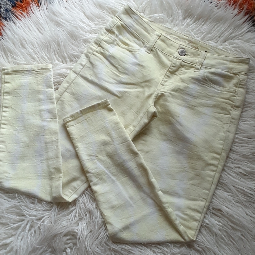 American Eagle stretch skinny tie dye jeans P2582 - Picture 2 of 10